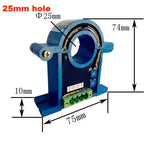 AC/DC0-1000A Hall Current Transmitter DC0-30A DC0-100A to 4-20mA 0-10V Output Open Loop 20mm 38mm Split Core Current Transducer