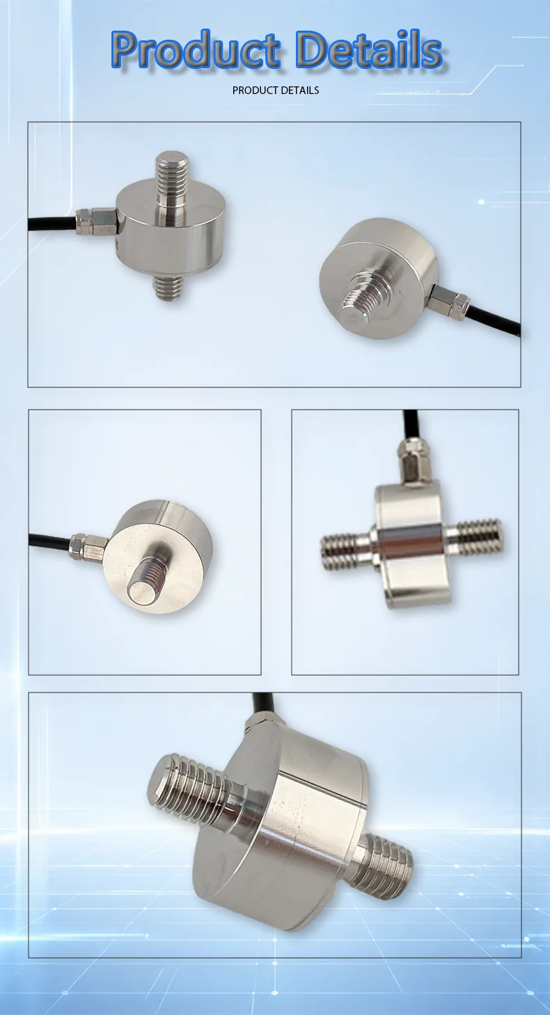 Stainless Steel Micro Pull Rod Load Cell, Wear-Resistant, Accurate Measurement, Customizable from 5kg to 500kg, Anti-Corrosion