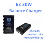 LiPo Balance Charger E3 30W balanced charging simple charger 2S 3S 4S lithium battery charging 7.4V 11.1V 14.8V
