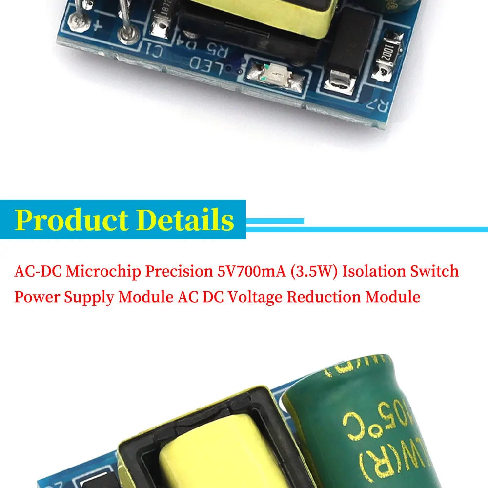AC-DC 5V 700mA 12V 300mA 3.5W Isolated Switch Power Supply Module Buck Converter Step Down Module 220V turn 5V/12V