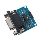 1/3pcs MAX3232 Module RS232 To TTL Serial Port Converter Module Female DB9 Connector MAX232 Chip for Arduino
