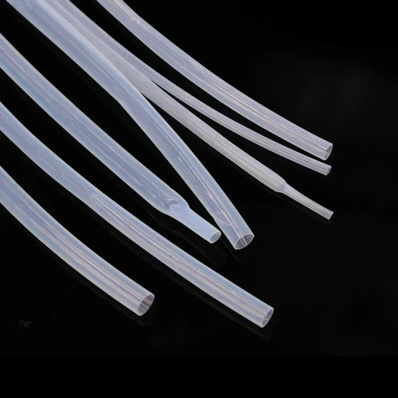 Transparent  1.7:1 PTFE Heat Shrink Tube 0.5/1/2/2.5/4/5/6/8/10/12 mm High Temperature 260℃ Shrinkage Tubing For Wires 600V
