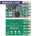 3.7V 4.2V Charger 5V 6V 9V 12V Discharger Board DC DC Converter Boost Module Solar Mobile Power Charger Lithium Battery DD05CVSA