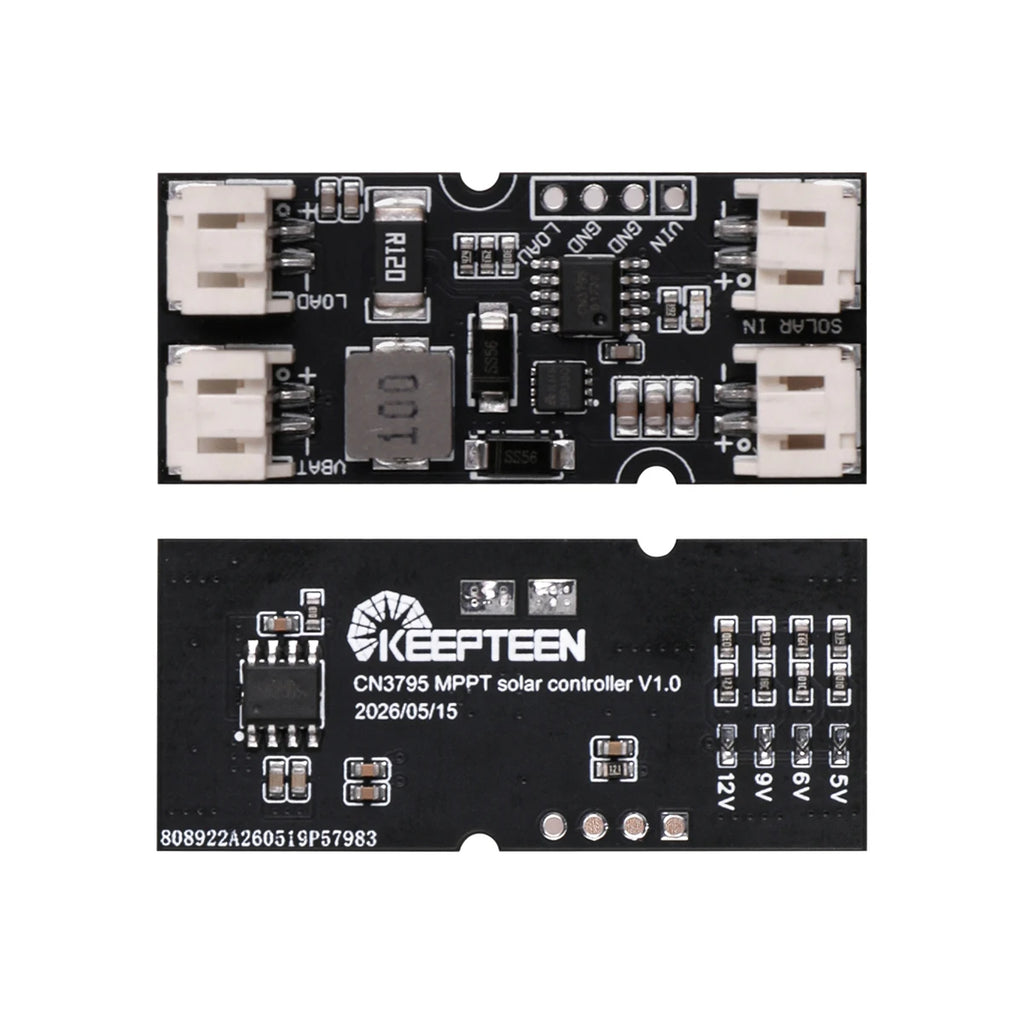 3Pcs CN3795 MPPT Solar Charger Control for 18650 Lithium Battery 4.2V Charge IoT Arduino LoRa Node Solar Panel Regulator Module