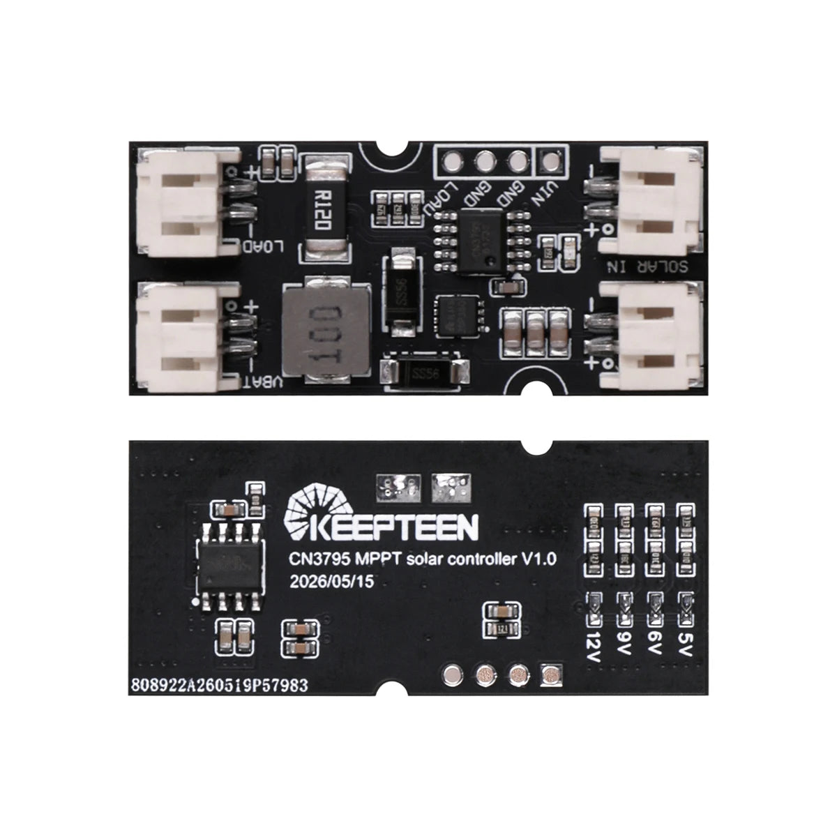 3Pcs CN3795 MPPT Solar Charger Control for 18650 Lithium Battery 4.2V Charge IoT Arduino LoRa Node Solar Panel Regulator Module