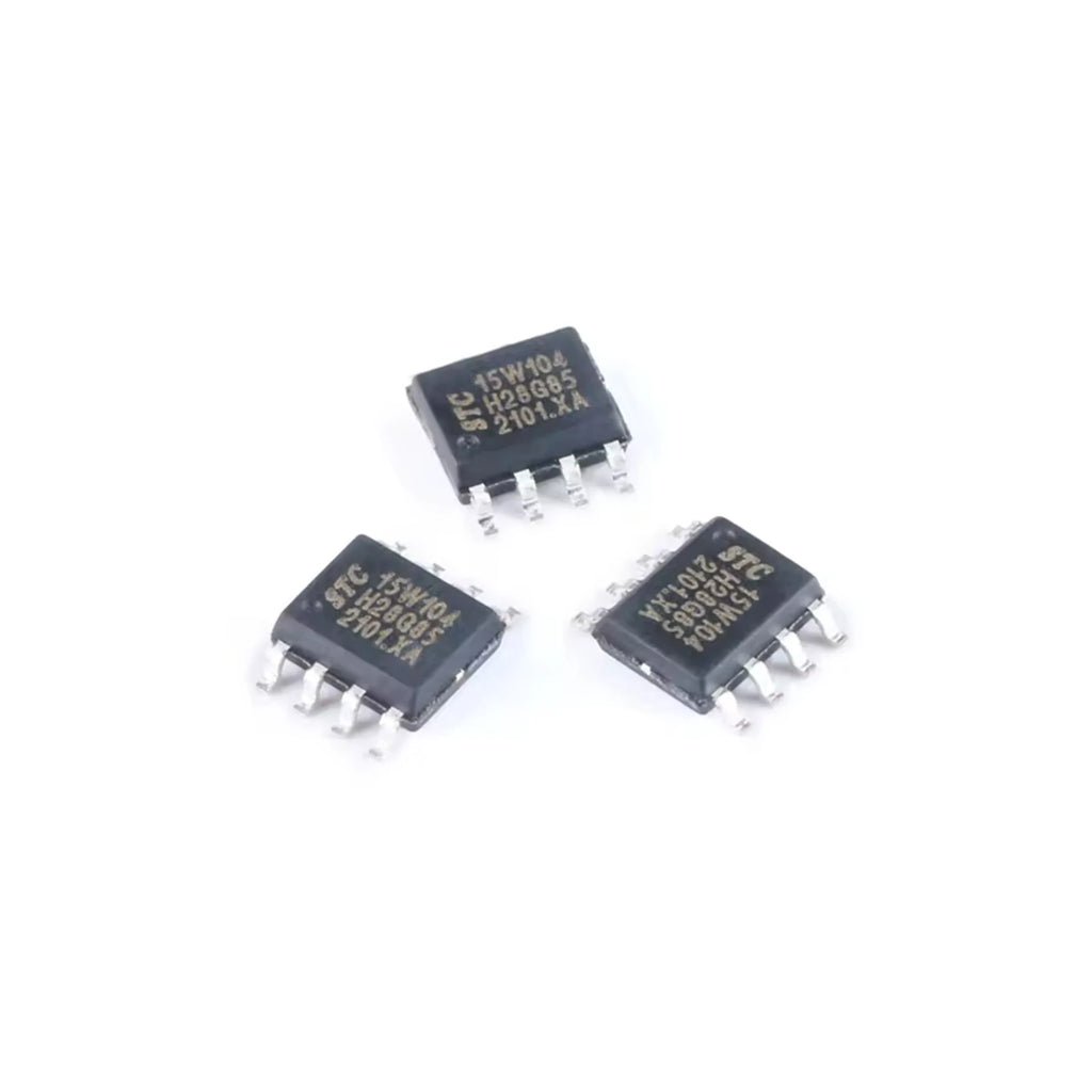 5Pcs STC15W104 STC15W104-35I STC 15W104 SOP8 Enhanced 1T 8051 Microcontroller MCU IC Controller Chip 15W104-35I