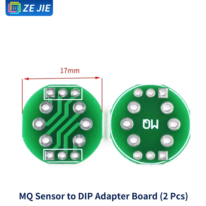 Smoke Gas Sensor MQ‑2/3/4/5/6/7/8/9/131/135