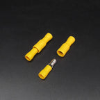 10 Pairs Male Female Bullet Connectors with Insulated Crimp Terminals 22-16 AWG Quick Disconnect Plugs for Audio Wiring