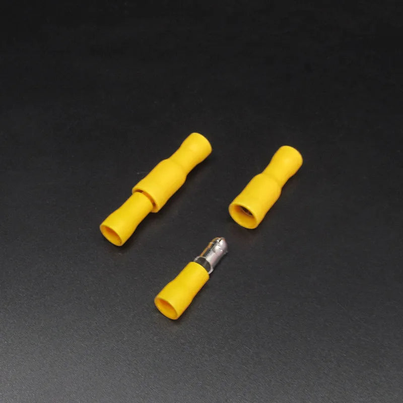 10 Pairs Male Female Bullet Connectors with Insulated Crimp Terminals 22-16 AWG Quick Disconnect Plugs for Audio Wiring