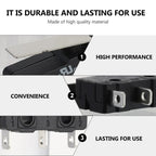 10Pcs 10A Micro Switch Hinge Lever Type Micro Limit Switch High Stability Reusable Industrial Grade Electronic