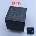 Automotive Relay 12V 24V 4PIN 5Pin 40A Car Relay with Black Red Copper Terminal Auto Relay Socket SPDT Harness Cable