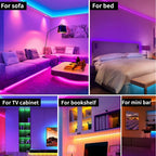 COB LED Strip Light WS2811 RGBIC 432/576/720Leds/M Dimmable Tape Lights For Christmas Home Party Decoration Lighting DC12V 24V