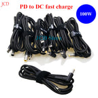 1PCS 100W 5A PD to DC 5.5*2.1 5.5*2.5 7.4*5.0 4.5*3.0 Decoy Trigger Adapter Cable TYPE-C PD Decoy Line Charging Notebook Charger