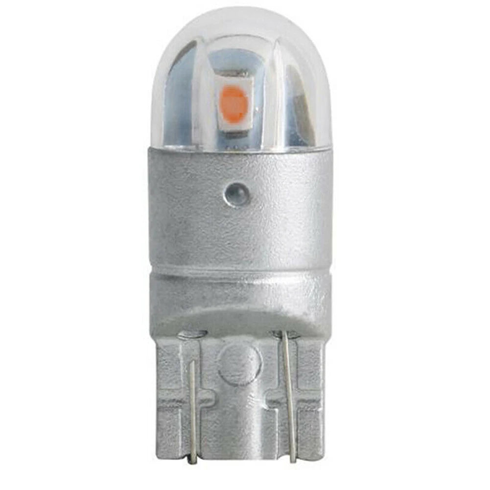 1Pcs T10 2SMD 3030 W5W 194 168 LED Reading License Plate Light Side Lamp DRL Amber Universal Car Lighting