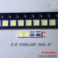 100pcs 3030 Backlight High Power LED DOUBLE CHIPS 1w 1.5W 2w 3V-3.6V 6v lextar JUFEI AOT Cool white PT30A66 TV