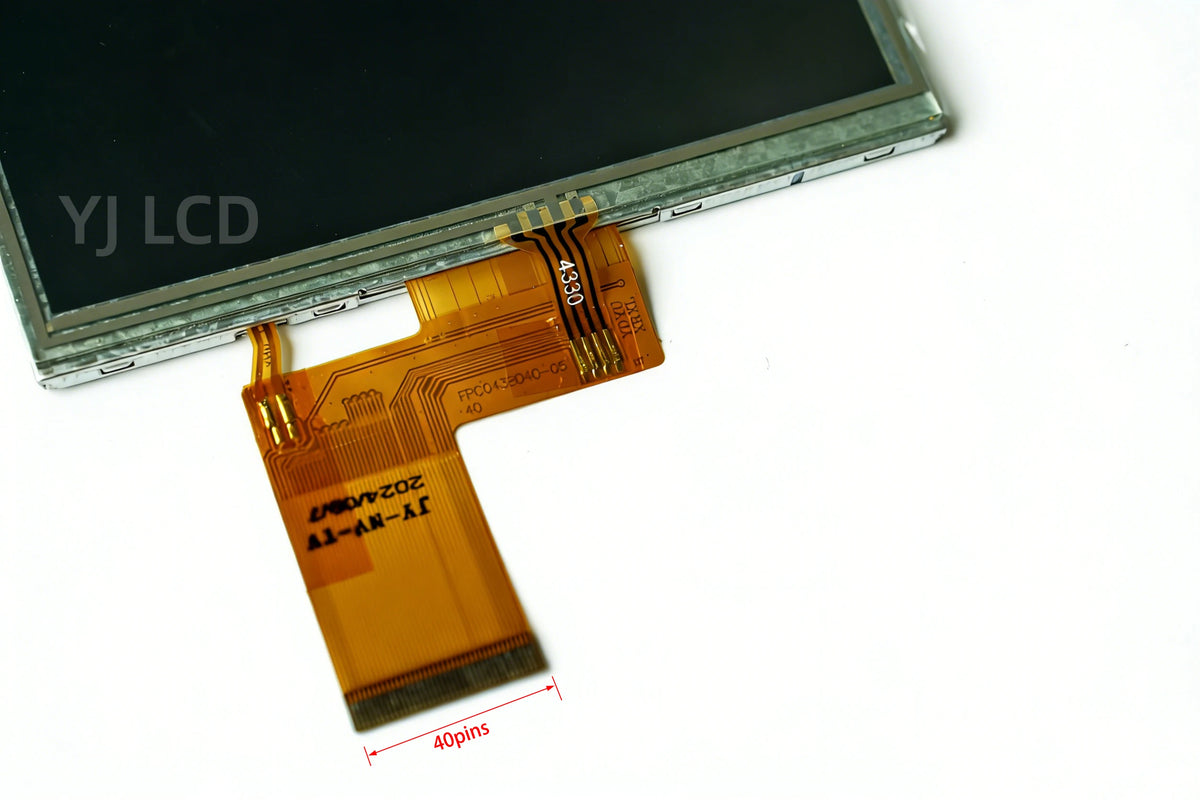 Hot Sale XHL4330PT-7 4.3 Inch LCD Display with Touch Screen 480×272 40 Pins TN Panel 350 cd/m² High Quality Replacement Part