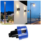 Outdoor Photocell Switch Featuring IP65 Protection Twist Lock Interface and 1000W Load Capacity for Lighting Control