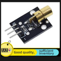 GREATZT Smart Electronics New KY-008 3pin 650nm Red Laser Transmitter Dot Diode Copper Head Module for Arduino AVR PIC DIY