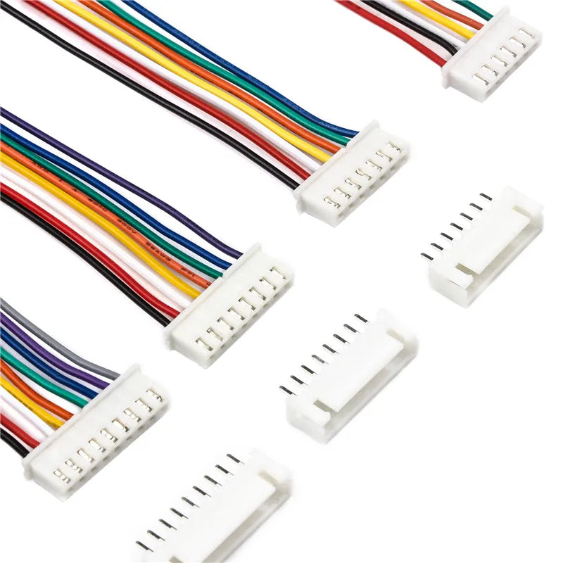 10PCS 1.5 2.0 2.54 ZH/PH/XH Female Male Plug Connector Socket 2/3/4/5/6/7/8/9/10P Pin Pitch with Cable Wire 15/30cm