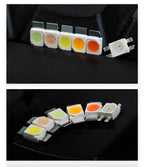 2000pcs SMD 3528/6028 RGB LED Common Anode SMT Chip Tricolor Red Green Blue GoldYellow Pink orange 1210 Shine down Light Emittin