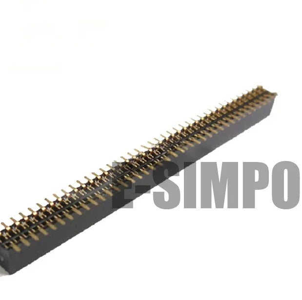 50pcs 2.54mm SMT 2*3P/4/5/6/8/10/12/15/20/40Pin Dual Double Row Horizontal SMD Gold Rohs Reflow PH8.5 Female Pin Header Socket