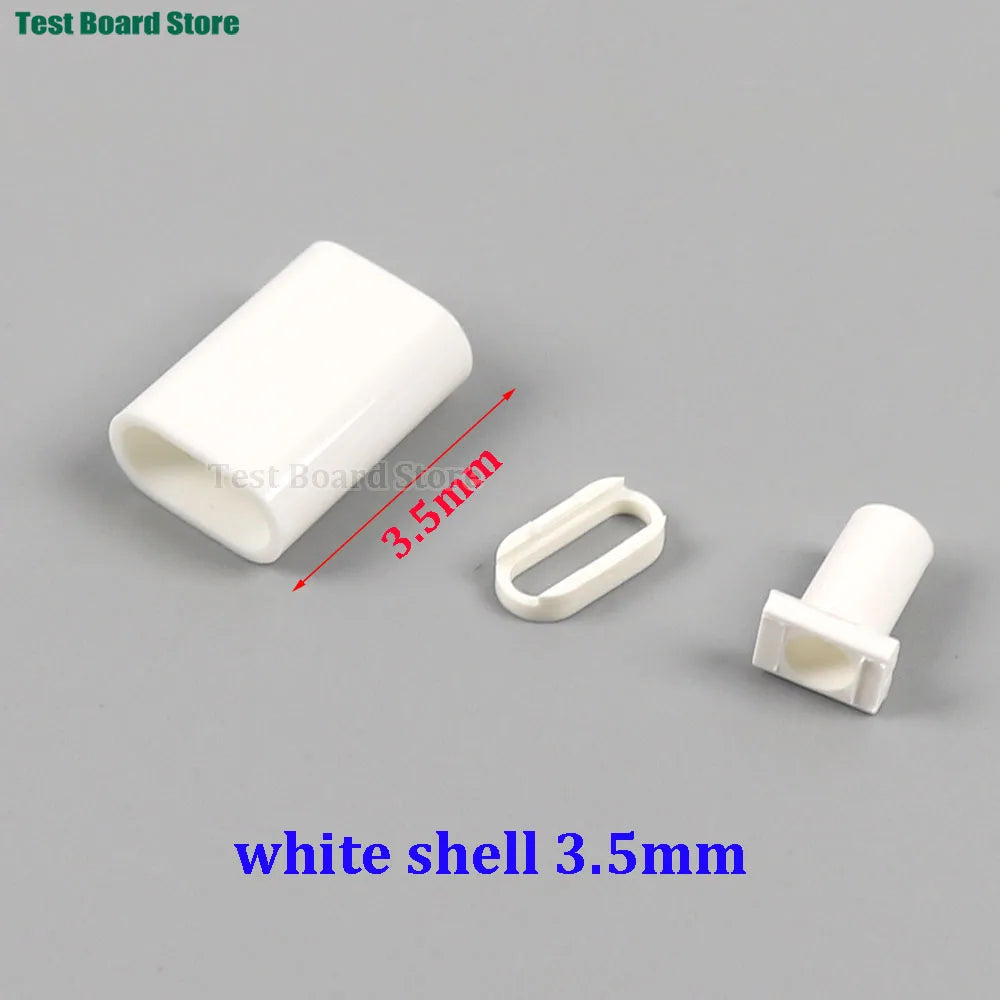1Set Type C Male Connector 3 Solder Joint CC Pin CTOC5 With Capacitor Notebook Adapter PD Three Wire Charging Head With Shell