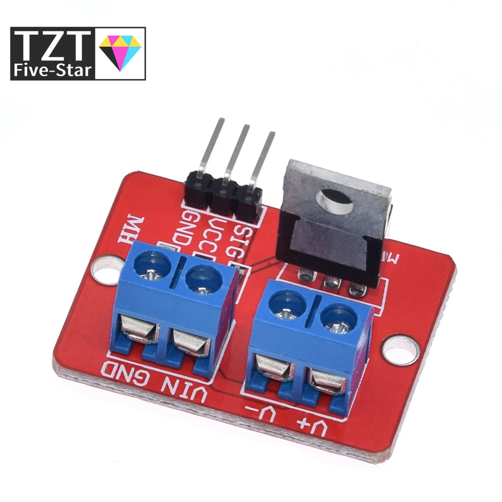 1/5PCS Smart Electronics 0-24V Top Mosfet Button IRF520 MOS Driver Module For Arduino MCU ARM Raspberry pi