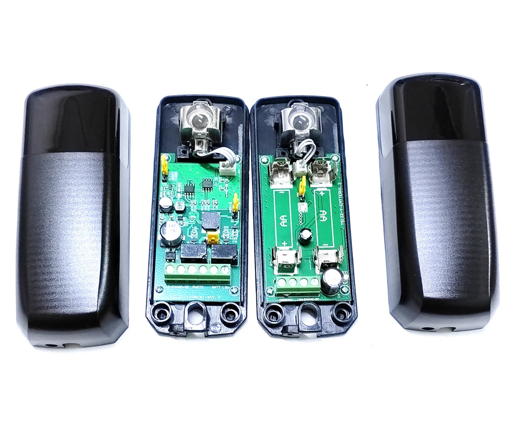 12M 12V24V Safety Reflection Photocell battery powered Photoelectric Beam Sensor for Swing Sliding Gate Opener Garage Door motor