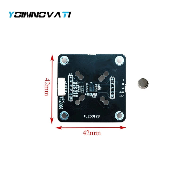 AS5600, AS5047P, MT6701, TLE5012B, MT6835 Programmable Magnetic Encoder Module Kit with Magnet