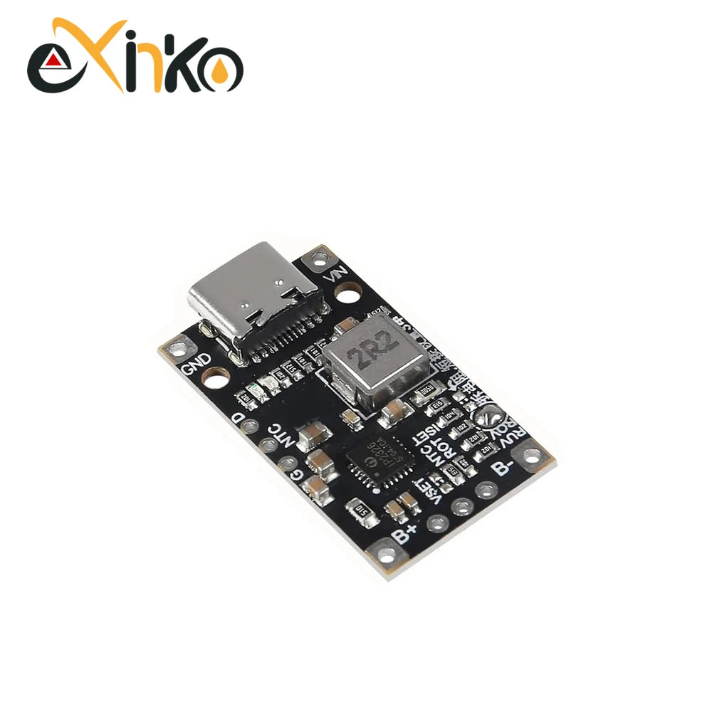 2S 3S Type-C USB BMS 15W 8.4V 12.6V 1.5A Lithium Battery Charging Boost Module With Balanced Support Fast Charge With Indicator