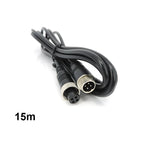1/3/5/10/15/20M 4 Pin core male to female Aviation Extension Video connector power Cable for car Truck Bus Monitor Camera wire