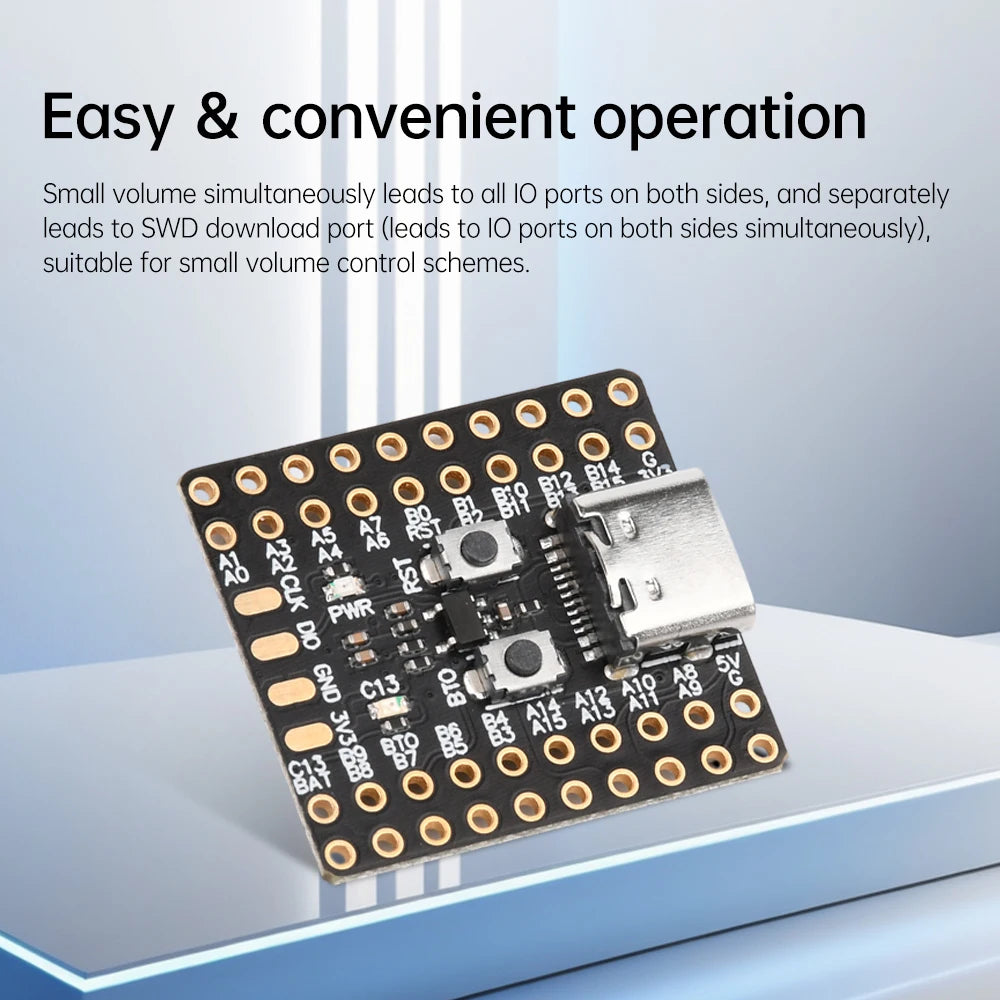 Mini STM32F103C8T6 STM32F103C6T6A CH340 Development Board Microcontroller Core Board ARM Architecture Minimum System Correx-M3
