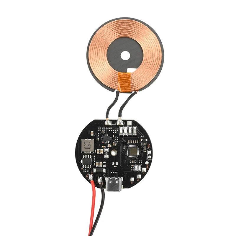 20W High Power Wireless Charger Transmitter Module 12V/24V Type-C Fast Charging Circuit Coil Charger Board For Mobile Phone