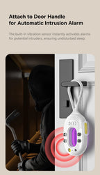 Baseus 2PCS Security Alarm Detector Upgrade Sound Protection Sensor for Door Window Camera Anti-theft Alarm Equipment Detector