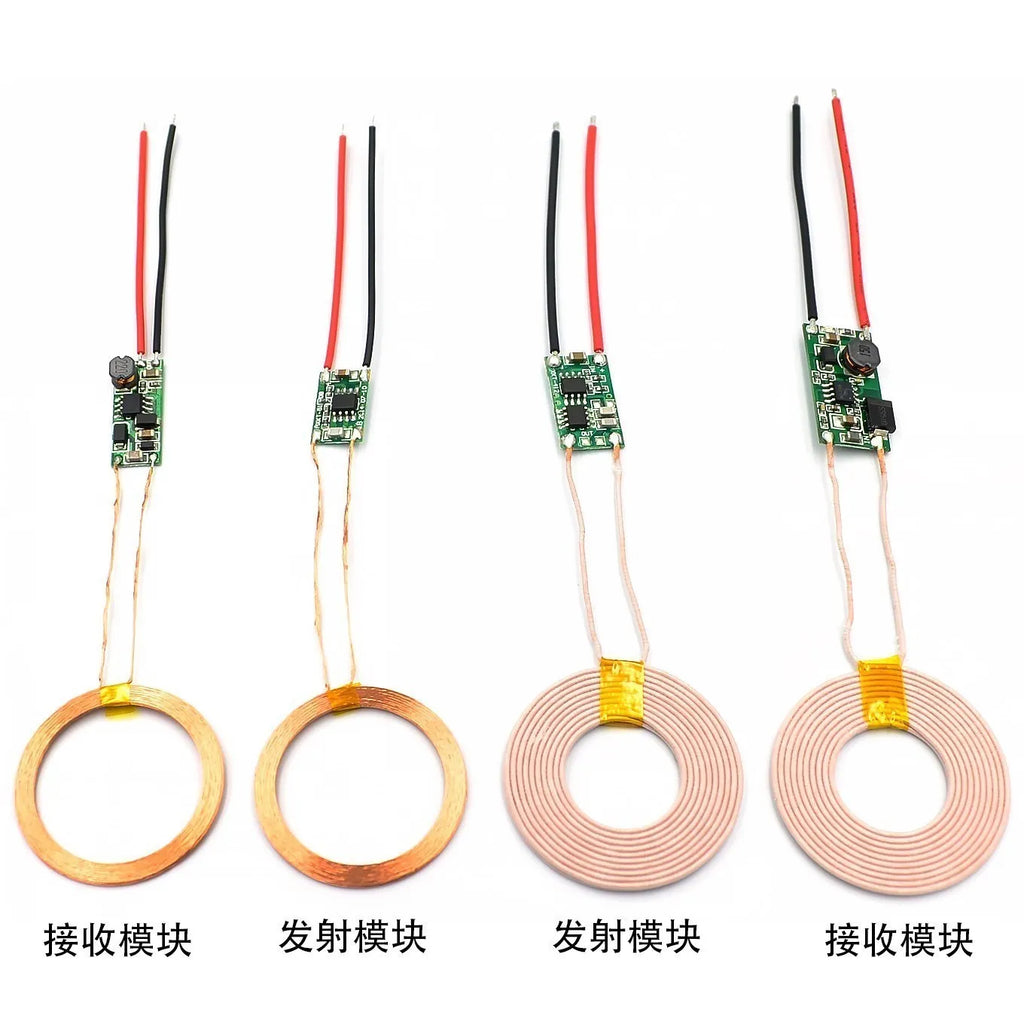 5v 1A/5V 2A Wireless Charger Module Large Current Wireless Power Supply Module Transmitter Receiver Charging Coil Module