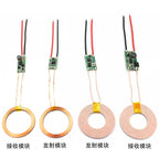 5v 1A/5V 2A Wireless Charger Module Large Current Wireless Power Supply Module Transmitter Receiver Charging Coil Module