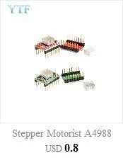 Mega 2560 R3 1pc RAMPS 1.4 control panel 5pcs DRV8825 or A4988 Stepper Motor Drive 3D Printer Parts