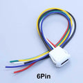 2/4/6Pin USB-C Type-C Waterproof Connector Charger Jack Direct Compression Female Socket Charging Interface With PH2.0 Terminal