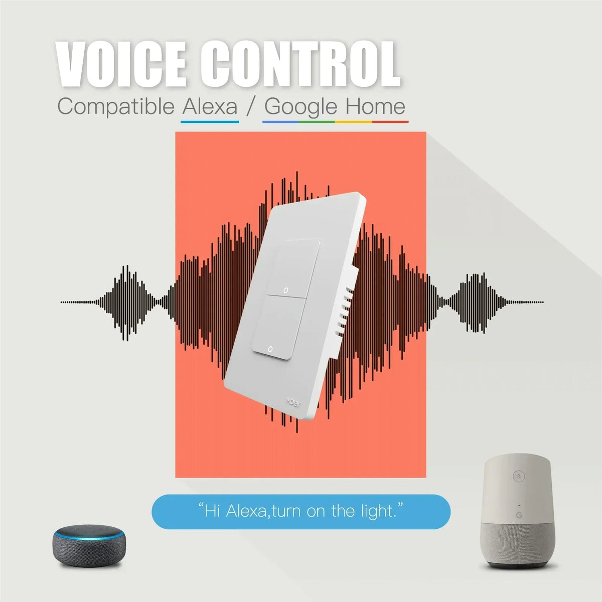 MOES Tuya ZigBee US Smart Light Switch Push Button Wall Switch Neutral Wire/No Neutral Wire Required Work With Alexa Google Home