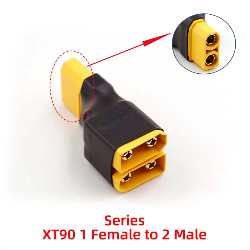 1PCS Amass Lithium Battery Adapter XT30, XT60, XT90 Series Adapter Parallel Plug