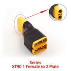 1PCS Amass Lithium Battery Adapter XT30, XT60, XT90 Series Adapter Parallel Plug