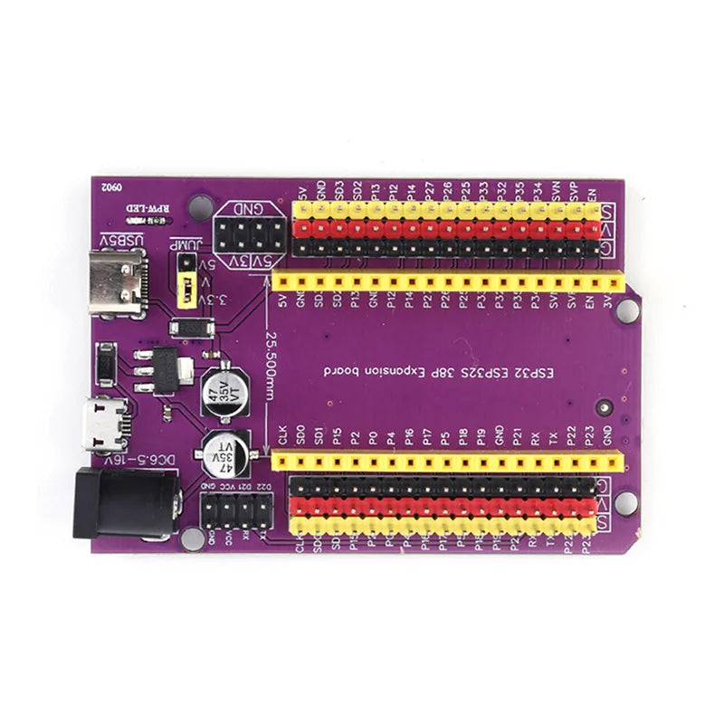 1/5/10/30Pcs ESP32S 38Pin Purple Expansion Breakout Board NodeMCU 32S Wifi UART Serial Communication Module Lua Program Board