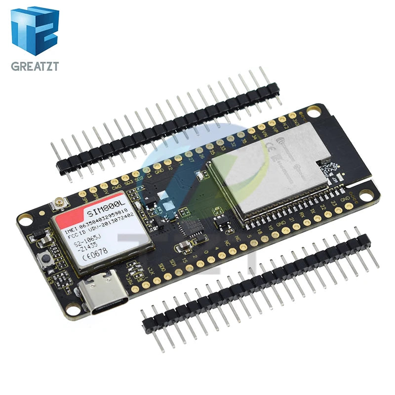 GREATZT TTGO T-Call V1.3 ESP32 Wireless Module SIM Antenna SIM Card SIM800L Module And GSM/GPRS Antenna for arduino