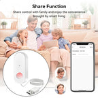 WiFi Human Motion Sensor PIR Infrared Detector Works With Tuya Smart Life APP Home Security Anti-theft Devices Support Alexa