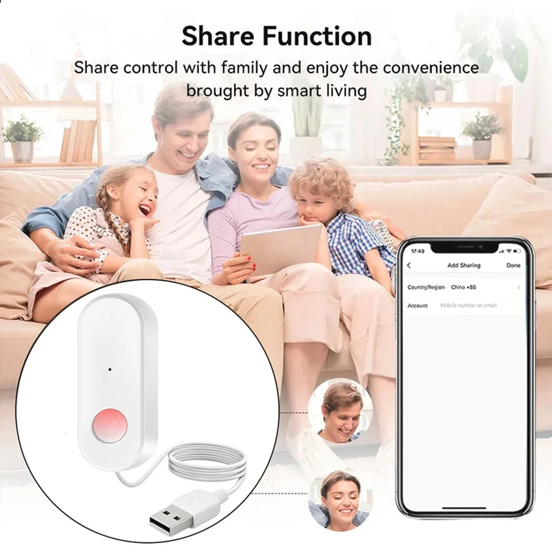 WiFi Human Motion Sensor PIR Infrared Detector Works With Tuya Smart Life APP Home Security Anti-theft Devices Support Alexa