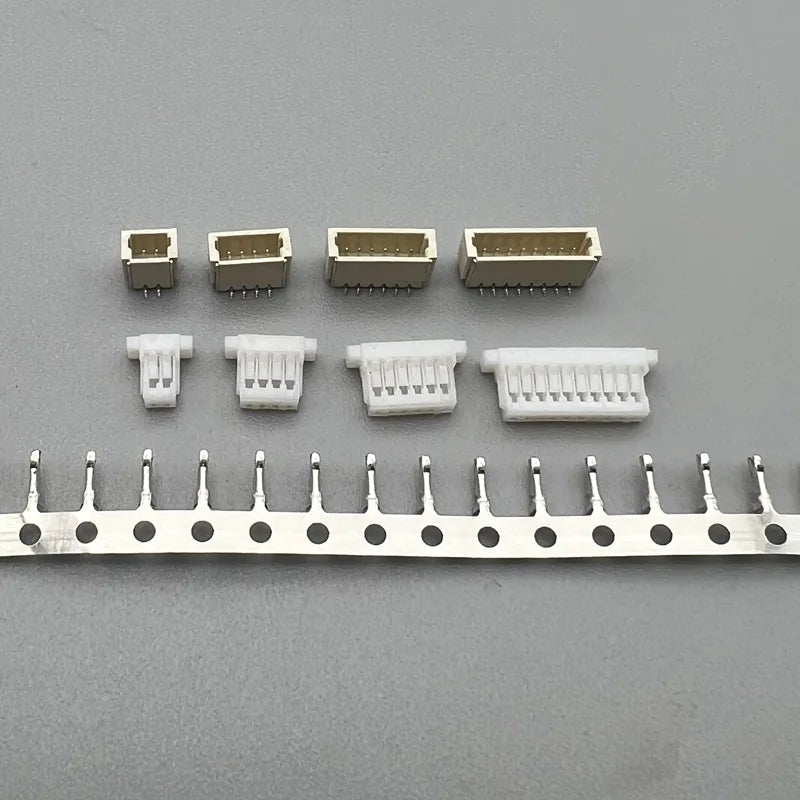 10 set JST SH1.0 Connector 1.0mm Pitch SMT Vertical/Horizontal Socket+Housing+Terminals 2P 3P 4P 5P 6P 7P 8P 9P 10P 11P 12P