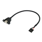 With Mount Adapter USB To DuPont/XH2.54/PH2.0/MX1.25/SH1.0 Main Board Iead Wire Chassis Touch Screen Total Cable Conversion Wire