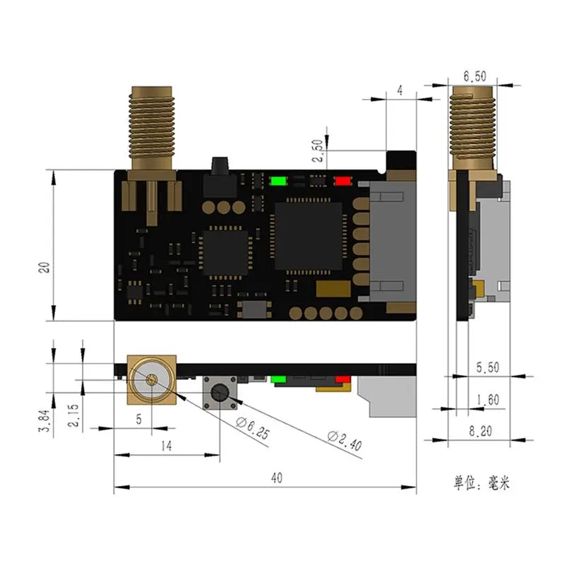 N36R-2X SX1278 433M Lora Wireless Module UART Serial Port Transmitting And Receiving Module