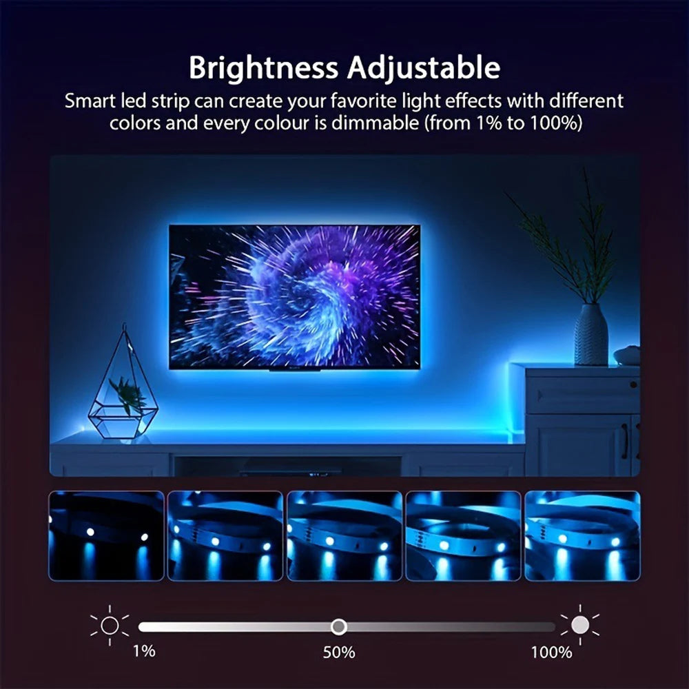 DC 5V LED Strip Light RGB USB 24Key Bluetooth Infrared LED Remote Control For Holiday Lighting Room Decoration Gaming For Girls