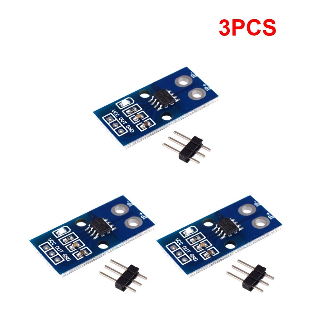 1-10PCS ACS712 High Efficient DC Current Sensor Module Detector High Precision Hall Effect Voltage Sensor Module for Arduino